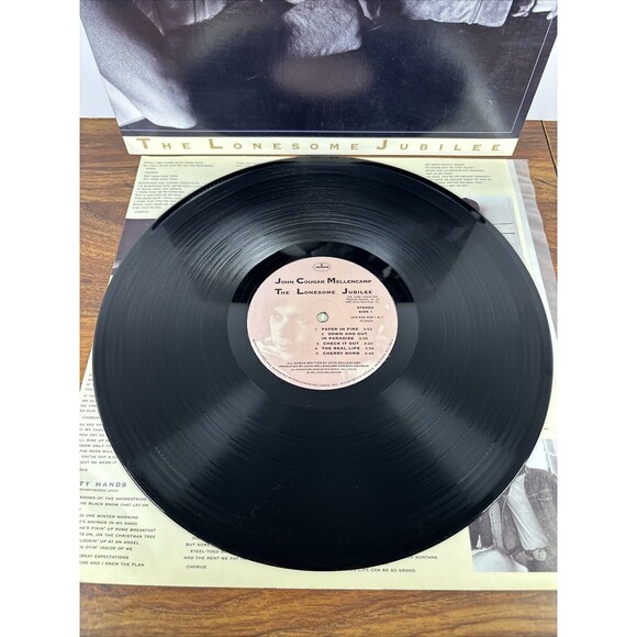 John Cougar Mellencamp: The Lonesome Jubilee 1987 Mercury Records Vinyl - Picture 3 of 11